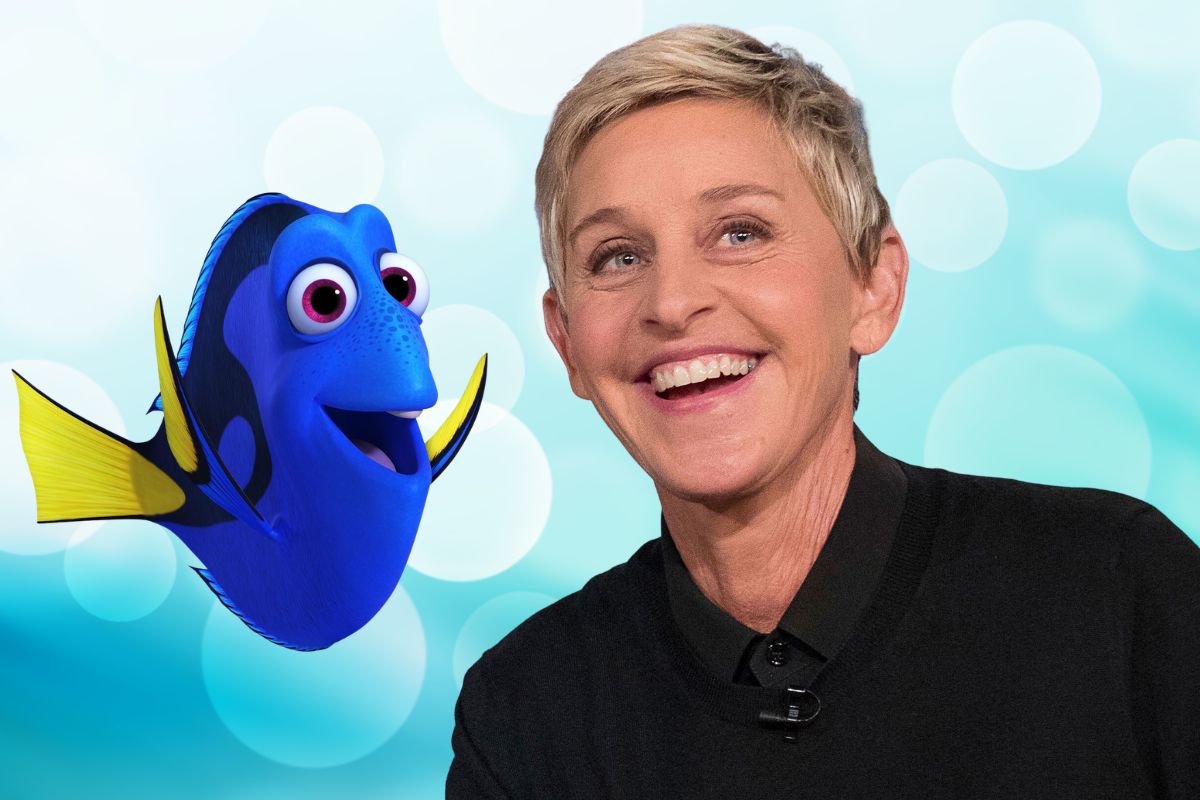 Ellen DeGeneres voice of Dory