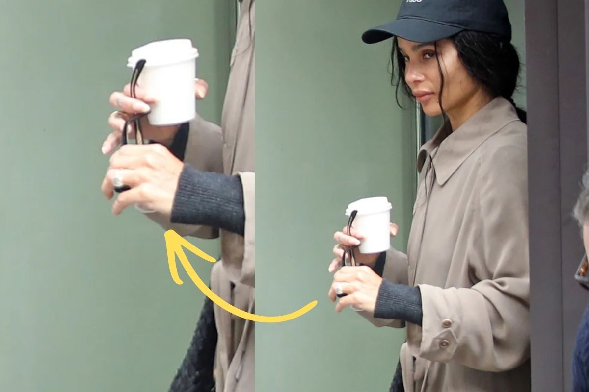 Zo&euml; Kravitz engagement ring